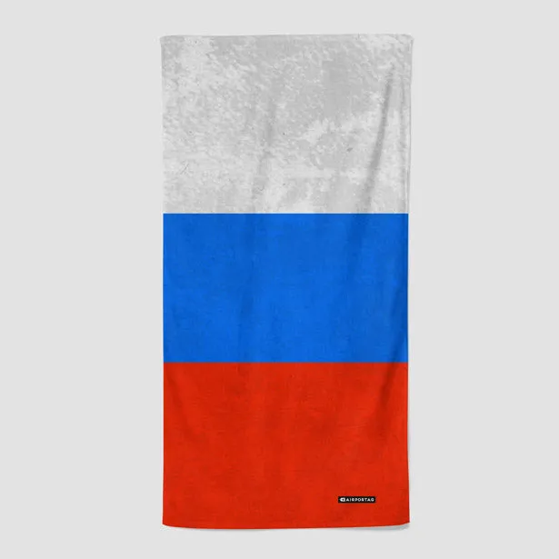 Russian Flag - Beach Towel