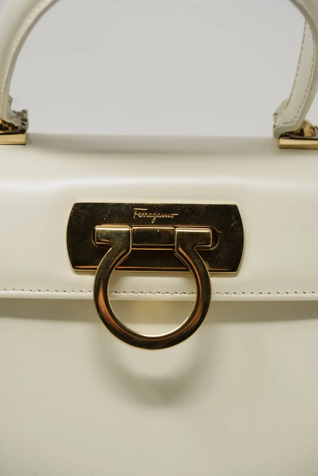 Salvatore Ferragamo Iconic Top Handle Bag