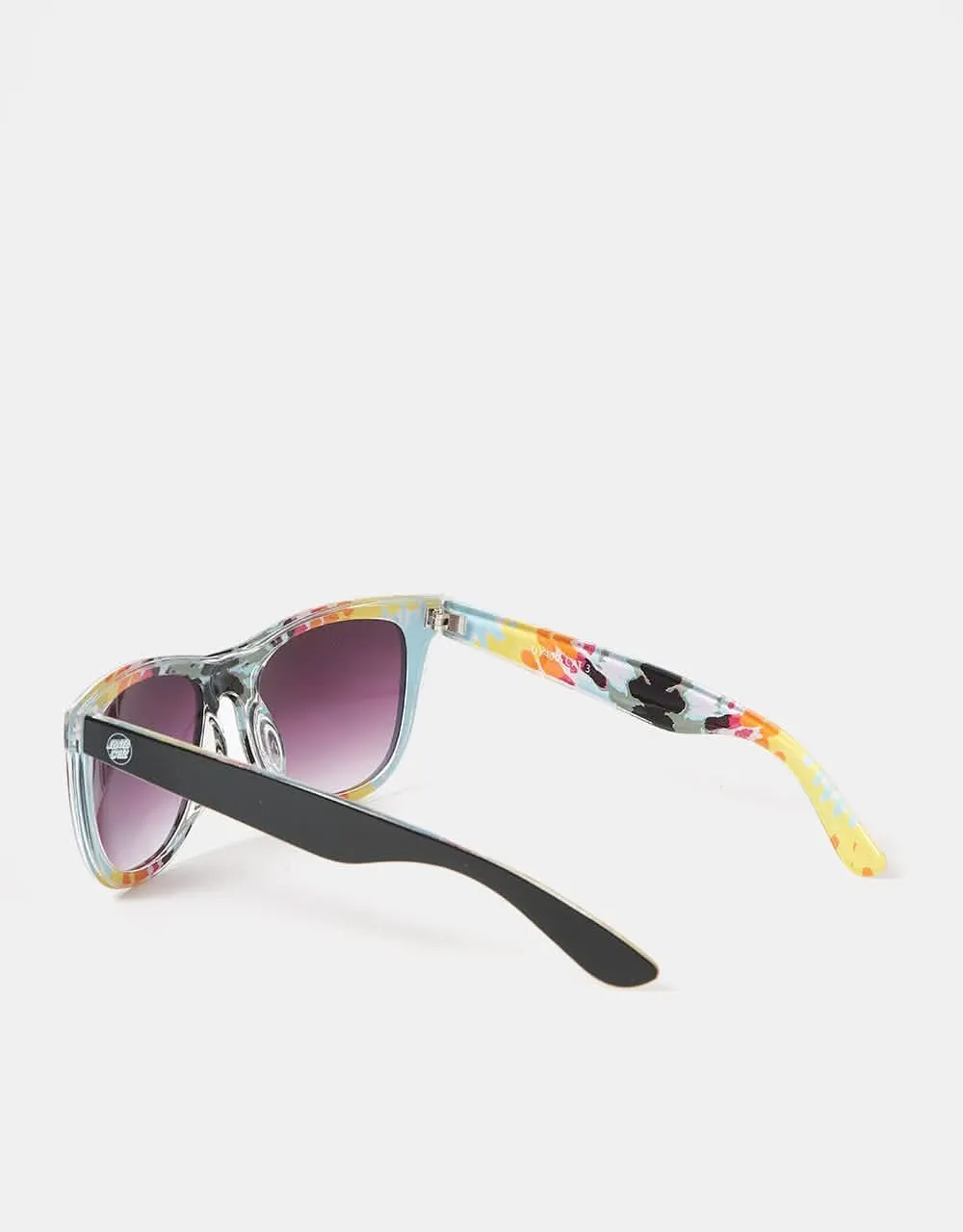 Santa Cruz Opus Dot Sunglasses - Black/Black Rainbow