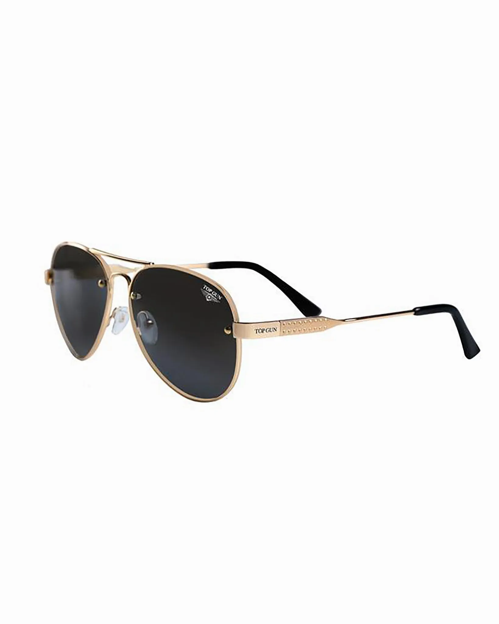 TOP GUN® POLARIZED AVIATOR "RIVET" SUNGLASSES