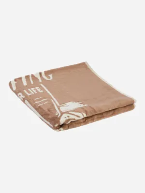 Top Ten Beach Towel Beach Towel Light Brown/White