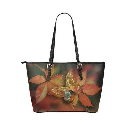 Tote Bags, Brown Butterfly Style Bag