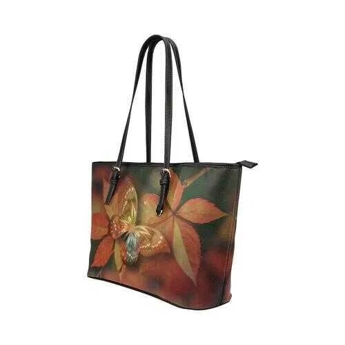 Tote Bags, Brown Butterfly Style Bag