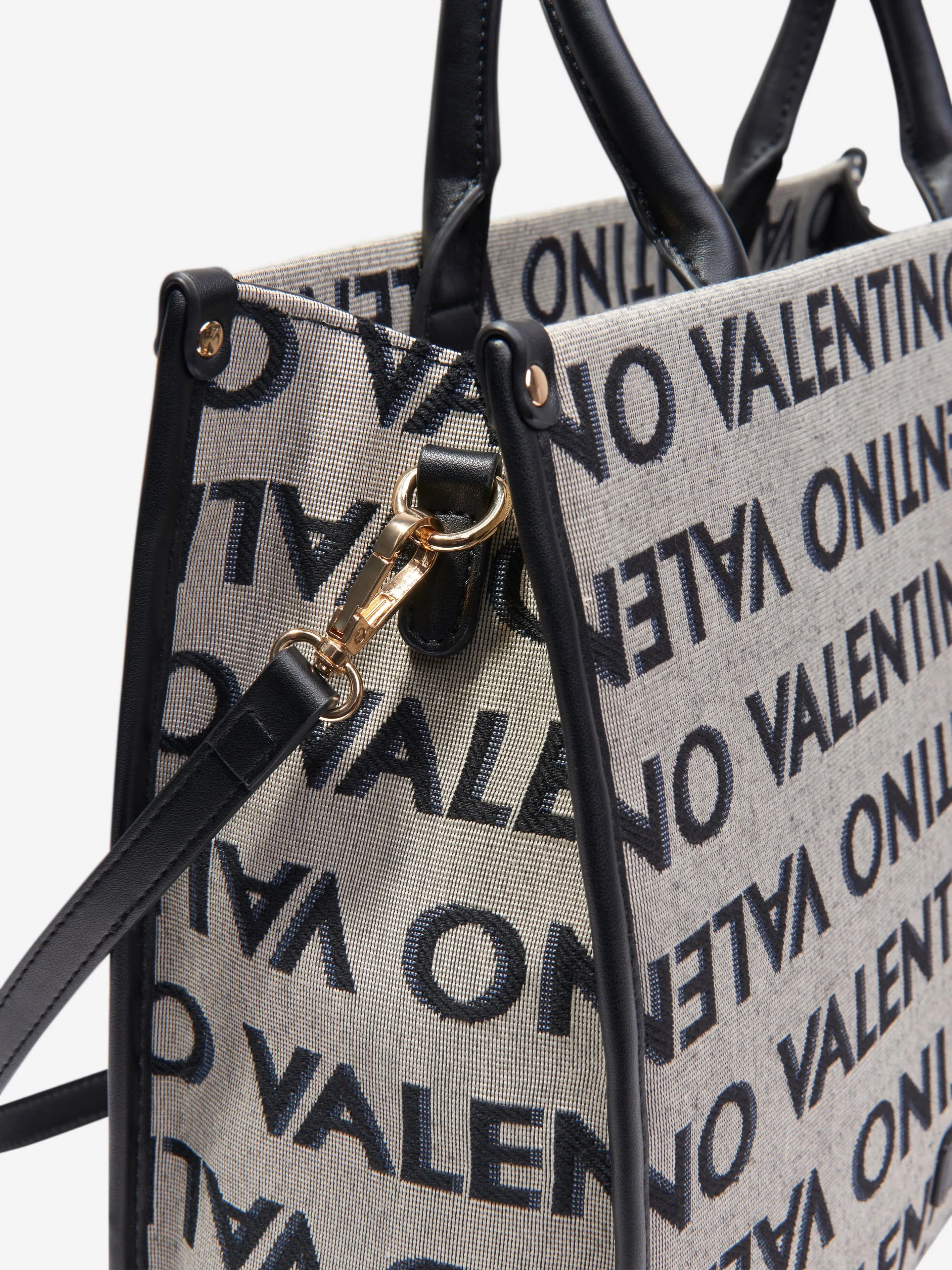 Valentino Girls August Tote Bag in Black