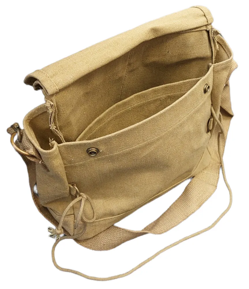 VINTAGE MK. VII CANVAS SIDE BAG, INDIANA JONES STYLE SATCHEL