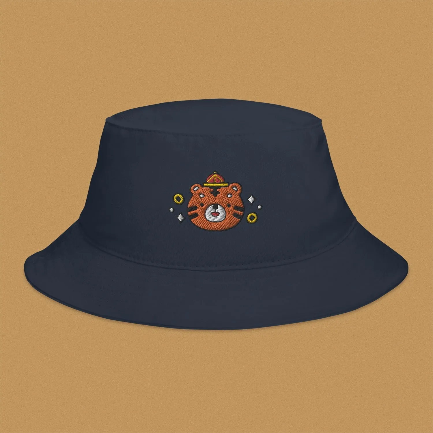 Year of the Tiger Embroidered Bucket Hat