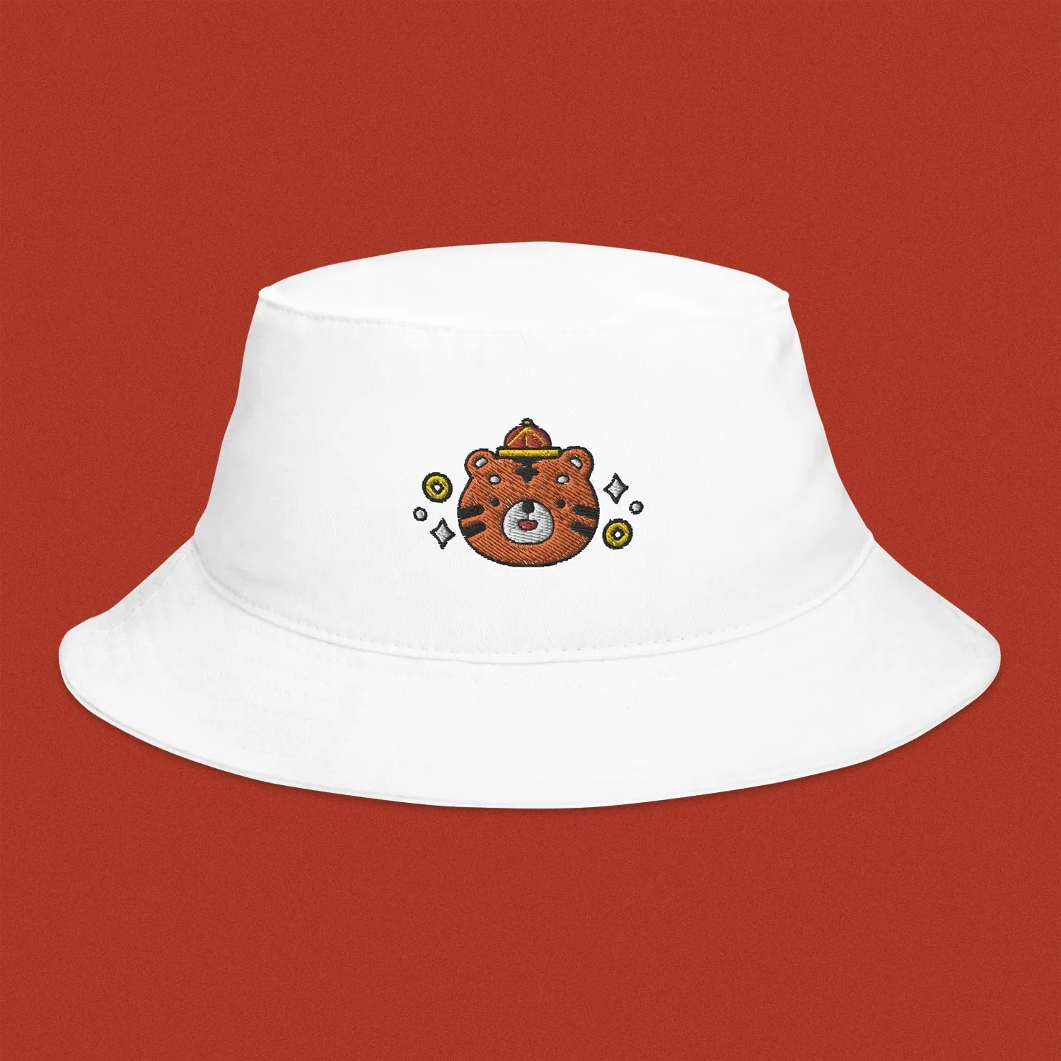 Year of the Tiger Embroidered Bucket Hat